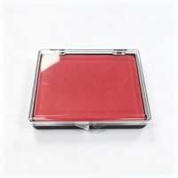 Boîte en plastique moulé par injection durable, conteneur rectangulaire transparent pour médailles et badges, étui de rangement portable pour objets de collection