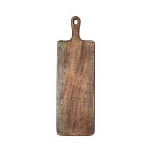 Tablas de Cortar Rectangulares de Madera Hechas a Mano, Reutilizables, Ecológicas, con Logotipo Personalizado Grabado, de 2.0 cm de Grosor, Aptas para Lavavajillas - Product Image 4