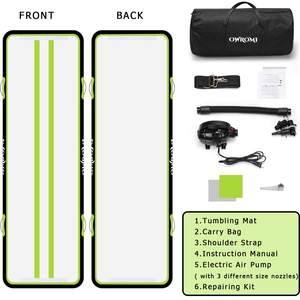 Estera de fitness inflable de fábrica personalizada de <span class=keywords><strong>Yoga</strong></span> deportiva de alta calidad, estera de fitness inflable al por mayor para gimnasia de fiesta - Product Image 3