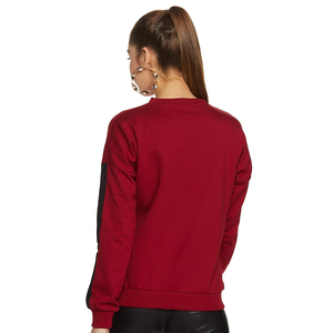 Artículos calientes Sudadera de cuello redondo 100% Poliéster Sublimación Impreso Mujer Sudadera Alta calidad French Terry Sudadera de BD - Product Image 4