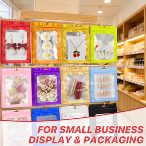 Custom logo <b>Transparent</b> Resealable Smell Proof Holographic Pouch Holographic Mylar <b>Bags</b> - Product Image 4