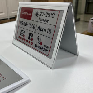 7.5 Inch Intelligent Double Side Smart Electronic <b>Table</b> Nameplate E-Ink Name <b>Card</b> Display Electronic <b>Table</b> Sign For Conference - Product Image 1