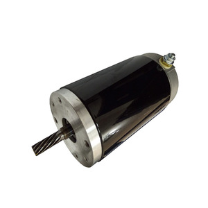 มอเตอร์กระแสตรงแบบแปรงถ่านแม่เหล็กถาวร 12V 24V แบบยึดหน้าแปลน สำหรับรอกยานยนต์ - Product Image 4