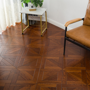 Parquet en bois d'ingénierie FSC en chêne brossé multicouche, qualité AB, durable, avec système de jointement T&G, épaisseur de placage 0,6/1,2 mm, 15 mm, pour maison et bureau - Product Image 2