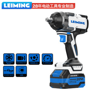 Brushless 1000 Nm Rechargeable Electric Wrench Lithium Battery <b>Power</b> <b>Tool</b> for Auto Repair and Construction - Product Image 1