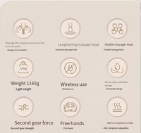 Masseur de cou intelligent rechargeable professionnel, chauffant, électrique, physiothérapie, soulagement de la douleur, portable, sans fil, télécommande