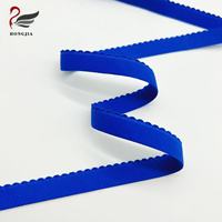 Bande élastique en nylon antidérapante pour soutien-gorge, bordure picot en peluche de 15 mm, bande élastique douce pour sous-vêtements, vente en gros