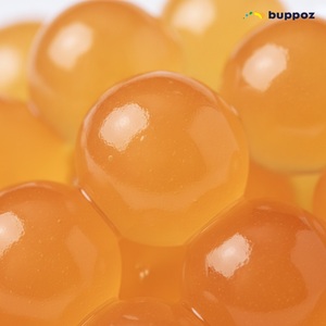 Pépites de Boba à la pêche 490g en pot Halal HACCP pour les magasins de Bubble Tea et de thé au lait OEM - Product Image 5
