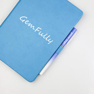 GemFully Werbematerial Niedlicher Druckbleistift 'Love Forever' Gravierter Goldener Flockenblauer Kugelschreiber - Product Image 4