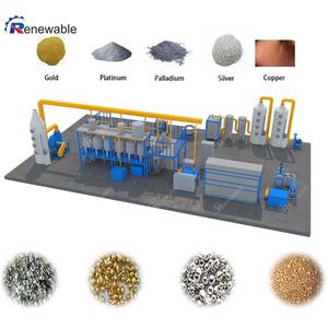 工場貴金属精錬装置スクラップPCBマザーボード金回収機電子廃棄物リサイクルプラント - Product Image 3