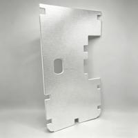 Matériau d'isolation thermique argenté fiable, résistant à la chaleur, pour équipement mécanique, mousse composite en feuille d'aluminium
