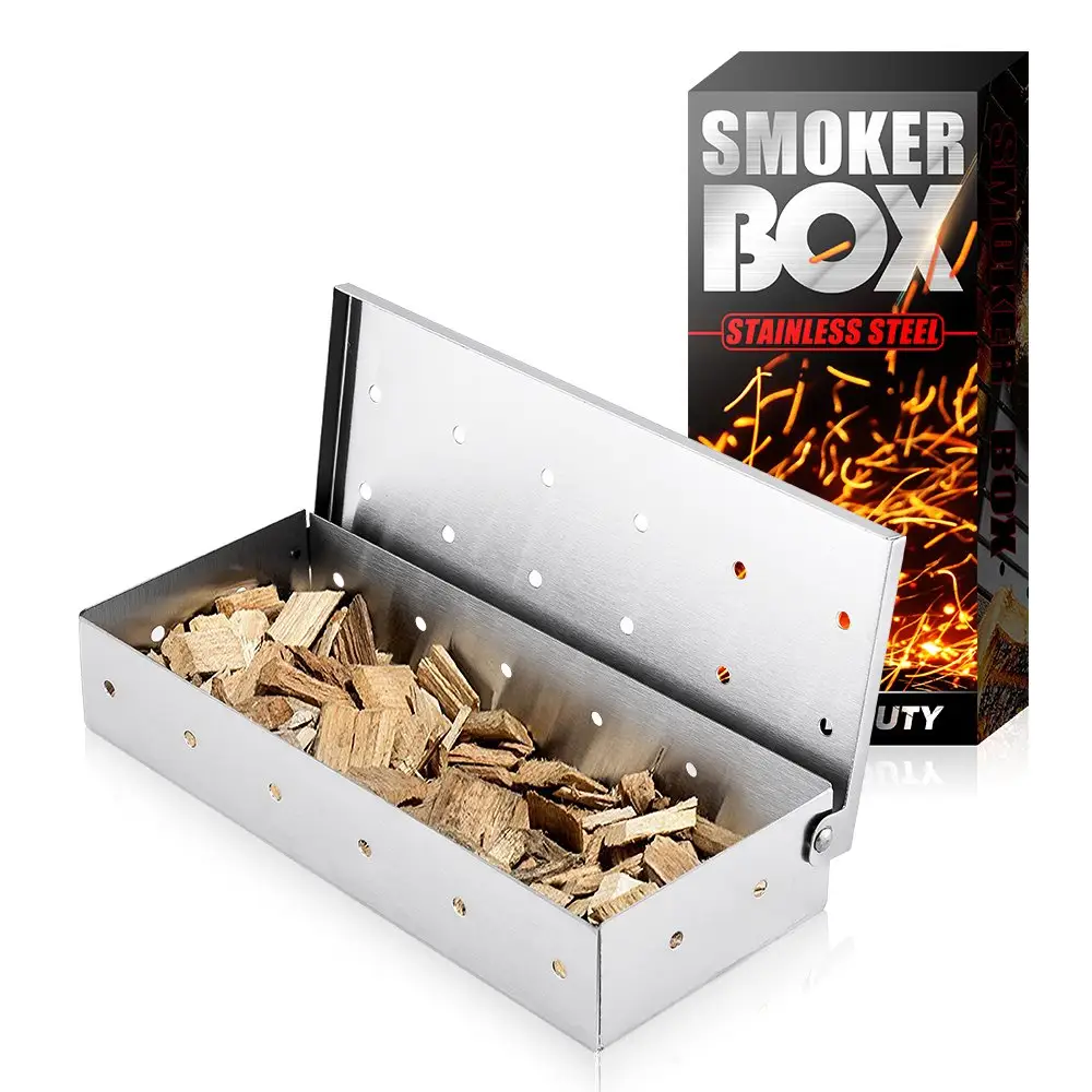 Fabriek Leveren Gerookt Vlees Doos Bbq Bijpassende Rokers Box Barbecue Gereedschap Rvs Roker Box