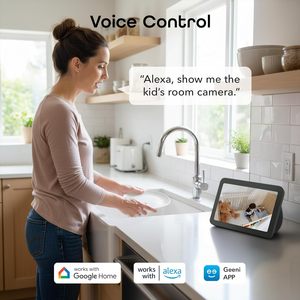 Caméra de sécurité intelligente Geeni Orbit 3MP PTZ 2K HD pour intérieur avec suivi automatique des mouvements, inclinaison et rotation, utilisation en extérieur - Product Image 5
