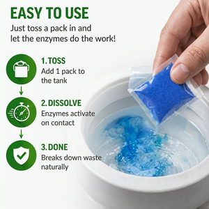 Enzimas en Oferta para Inodoros Portátiles/Caravanas/Tanques Sépticos, Fórmula Natural que Elimina las Bacterias que Causan Olores - Product Image 5