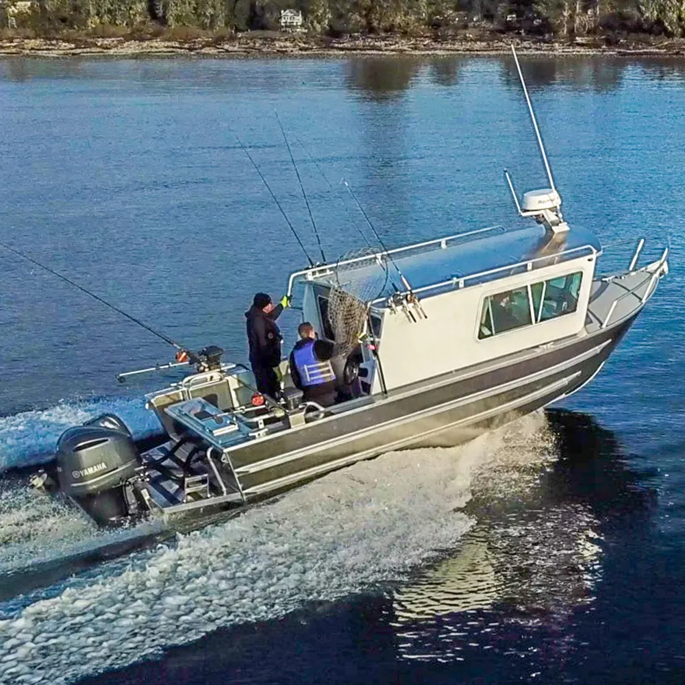 2024 pas cher bateau eau travail Cruiser bateau de pêche en alliage d'aluminium fait Yacht eau Jet bateau à vendre