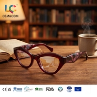 Monturas Ópticas de Acetato Hechas a Mano en Italia, Gafas Graduadas Pulidas a Mano, Lunettes De Vue Premium