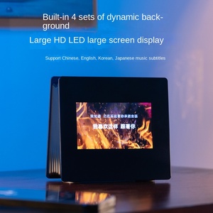Altoparlante Intelligente X26 Plus con Schermo Grande per Karaoke, Batteria Integrata, <span class=keywords><strong>Testi</strong></span> Scorrevoli, Rumore <span class=keywords><strong>Bianco</strong></span>, Display Orologio - Product Image 2