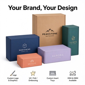 Scatola di Cartone Ondulato 0,8mm Pieghevole Resistente all'Umidità Imballaggio per Spedizioni Personalizzato per E-commerce Articoli Piccoli e Medi - Product Image 4