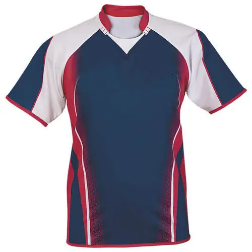 Djjrc — maillot de rugby en polyester, à séchage personnalisé, respirant, avec impression sur pointes, fabrication d'uniforme de rugby