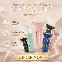 Masseur de cou et de visage OEM ODM EMS, appareil électrique portable pour raffermir le cou, outil de rajeunissement de la peau vibrant, rechargeable par USB