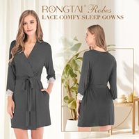 Vêtements de nuit pour femmes Shorts Robes pour femmes Elégant Sexy Salle de bain Douche Peignoir pour femmes