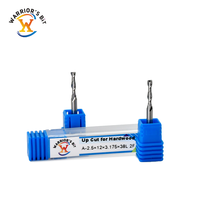 Fraise à spirale à 2 cannelures Warrior's Bit 1/8 1/4 en carbure monobloc haute vitesse de précision pour usinage CNC OEM/ODM pour bois dur massif
