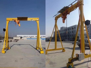 Grue portative de portique de grue de petit portique manuel de structure simple de 5 tonnes 10 tonnes - Product Image 6