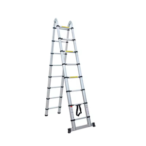 Nueva <span class=keywords><strong>Escalera</strong></span> Ajustable de Aluminio Resistente y Ligera para Proyectos de Bricolaje y Reparaciones del Hogar - Product Image 1