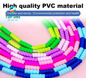 TopOne vente en gros pas cher léger long manche Grain Pvc enfants enfants perlé saut corde à sauter - Product Image 5