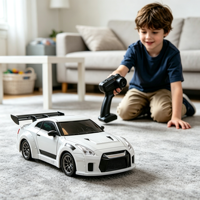 Voiture de course RC WGNRC S916 GTR 1/43 pour drift sur bureau, vitesse élevée 15 km/h, mini voiture RC légère, voiture de course sportive RC, mini voiture de drift de bureau