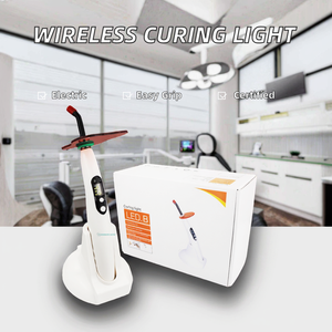 Lampe de photopolymérisation dentaire sans fil réglable 1200-1500 Mw/Cm LED certifiée CE - Product Image 1