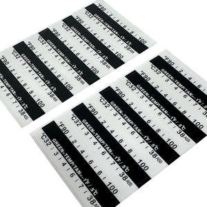 32-38c 90-100f उच्च गुणवत्ता वाले एलसीडी तापमान परीक्षक तरल क्रिस्टल थर्मोक्रोमिक थर्मामीटर स्ट्रिप - Product Image 6