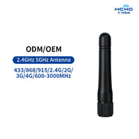 Antenne LoRa 868 MHz 915 MHz en caoutchouc à gain élevé, mini antenne WiFi pour passerelle IoT et comptage intelligent
