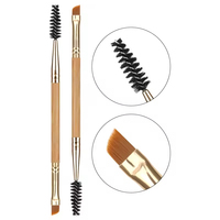 Fabrik-Doppelseitiger Augenbrauen-, Lidschatten- und Eyeliner-Pinsel, Wimpern-Tools