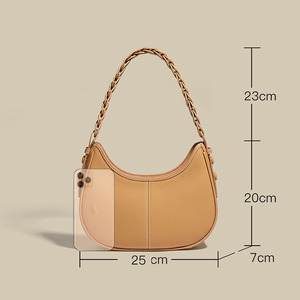 <span class=keywords><strong>Borsa</strong></span> a Tracolla da Donna in Vera Pelle <span class=keywords><strong>di</strong></span> Vacchetta, Vendita all'Ingrosso - Product Image 6