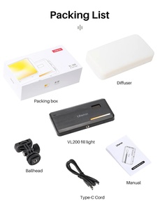 Luz <span class=keywords><strong>de</strong></span> Relleno LED Bicolor ULANZI VL200 para Fotografía y Video, 2500-9000K, Iluminación Ultra Brillante para Foto y Video - Product Image 5