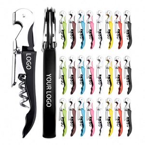 Sacacorchos Multifunción con Logotipo Personalizado, Abridor de Botellas de Vino de Acero Inoxidable, Cuchillo Seahorse, Abridor de Cerveza Profesional para Cocina, Venta al Por Mayor - Product Image 1