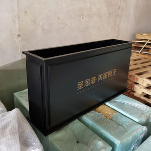 أثاث منزلي مستطيلي من الفولاذ المقاوم للصدأ حسب الطلب ، قطعة أرض خارجية من الشركة المصنعة بسعر الجملة - Product Image 3