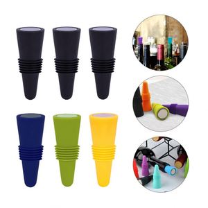 Bouchon de bouteille en silicone et acier inoxydable pour vin rouge, bière et assaisonnements, avec logo personnalisé, vente en gros - Product Image 2