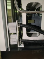 Compresseur d'air à vis sans huile à entraînement par courroie de 5,5 kW 7,5 CV 0,6 m3/min 0,8 Mpa 8 kg avec certification CE pour la fabrication de circuits intégrés