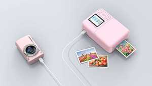 <span class=keywords><strong>Imprimante</strong></span> photo portable à jet d'encre en plastique |   Impression couleur 600 dpi à faible coût par photo |   Compatible avec les caméras <span class=keywords><strong>WiFi</strong></span>/TF/USB |   2,0 pouces - Product Image 3