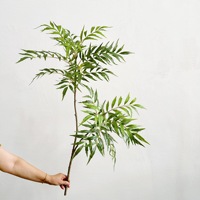 Plantes vertes artificielles, arrangement floral artificiel à grandes branches, décoration intérieure de style nordique, décoration de cour