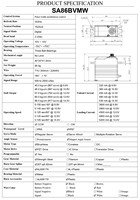 Servo Extendido sin Escobillas Programable a Prueba de Agua de Alto Torque SA86BVMW