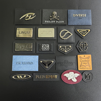 Jeans pour hommes de haute qualité, patch en cuir de crin, étiquette de logo de lettre en métal