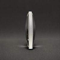Lentille biconvexe, lentille sphérique biconvexe en verre optique incolore, lentille optique de focalisation laser