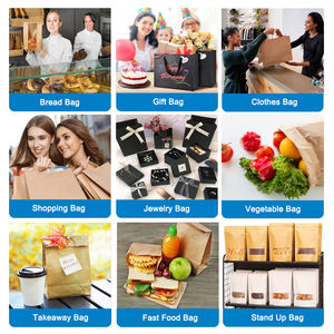 เบอร์เกอร์คิงบรรจุถุงกระดาษคราฟท์สําหรับถุงขายของชําอาหารพิมพ์บรรจุภัณฑ์เบอร์เกอร์ถุงกระดาษแว็กซ์เบอร์เกอร์ - Product Image 4