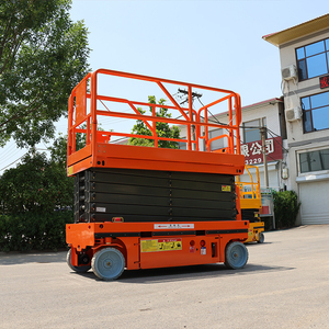 Plataforma de trabajo aéreo de elevación móvil elevadora de tijera eléctrica autopropulsada pequeña de bajo precio - Product Image 1