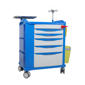 MT MEDICAL Grande Promotion Chariot Médical d'Urgence Grande Capacité avec Rangement Rabattable pour Scénarios <span class=keywords><strong>de</strong></span> Sauvetage Hospitalier et Utilisation en Clinique - Product Image 2