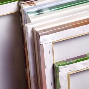 Cadres <span class=keywords><strong>photo</strong></span> personnalisables de style Art déco plaqués or, cadres personnalisés, cadres pour peintures, cadres pour tableaux - Product Image 4