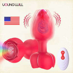 Anal popo fiş vibratör erkekler kadınlar için seks oyuncak eşcinsel uzaktan kumanda g-spot vibratörler yanıp sönen ışık prostat masaj yetişkin oyuncak 18 - Product Image 1